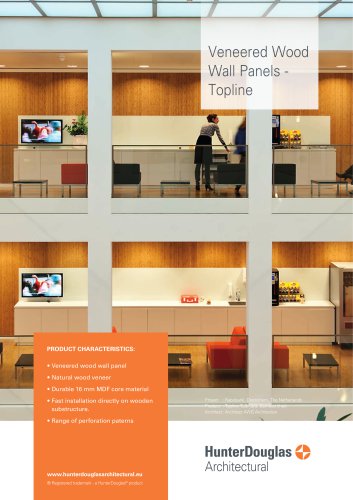 Derako® Veneered TopLine Wall | Technical Leaflet