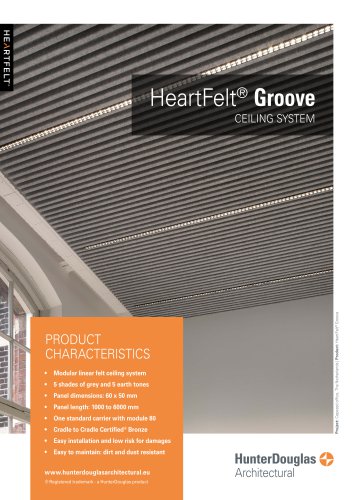 HeartFelt® Groove | Technical Leaflet