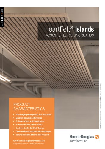 HeartFelt˚ Islands | Technical leaflet