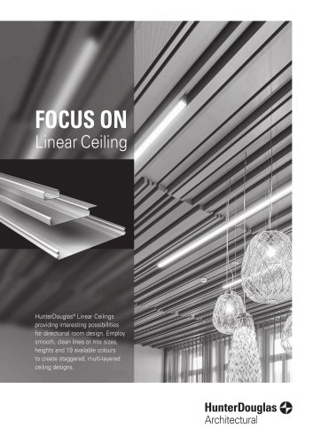 Linear Ceilings | Technical Brochure