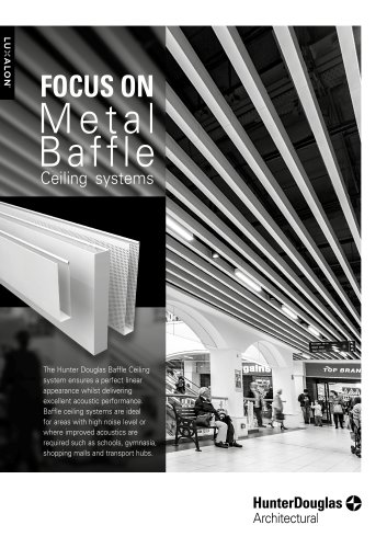 Luxalon® Metal Tavola™ Baffles | Technical Brochure