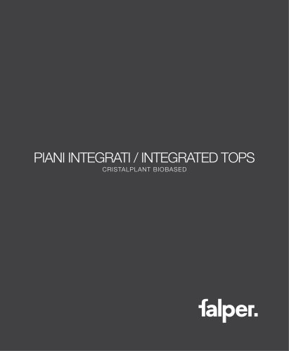 PIANI INTEGRATI / INTEGRATED TOPS cristalplant biobased