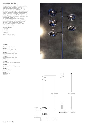 co-ax lightpole 2500 / 3000