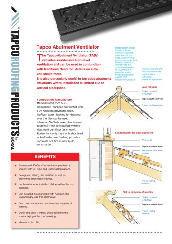 Tapco Abutment Ventilator