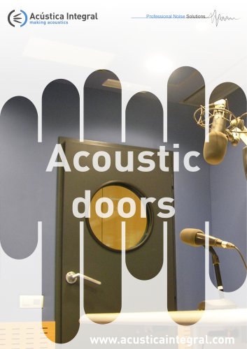 Acoustic doors RS