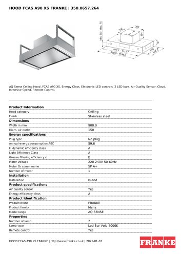 HOOD FCAS A90 XS