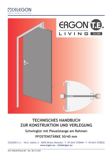 Technisches handbuch Ergon Living TE SLIM- rev8-de