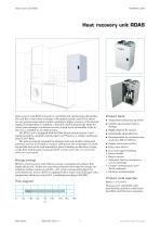 Heat recovery unit RDAS