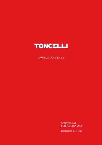 TONCELLI AT  EUROCUCINA 2012