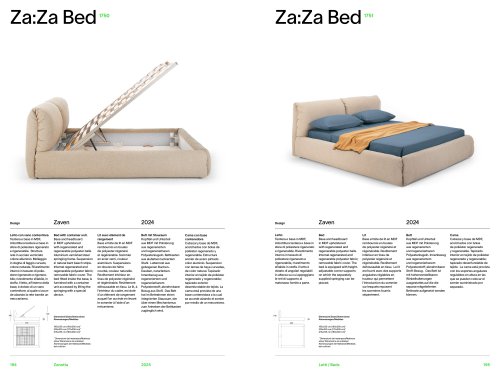 Katalog 1750-1751 ZAZA BED