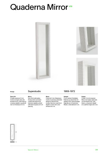Katalog 476 QUADERNA MIRROR