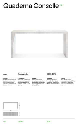 Katalog 710 QUADERNA CONSOLLE