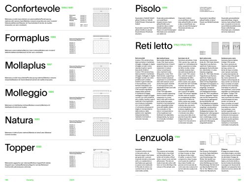 Katalog Lenzuola-materassi-reti-guanciali 2025