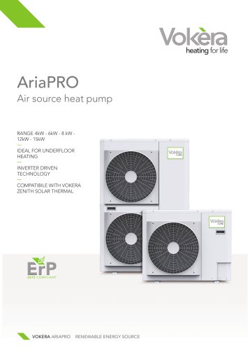 AriaPRO Air Source Heat Pumps