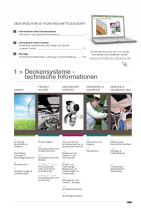 Akustikdeckensysteme -Technische Informationen - 5