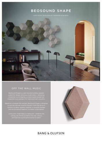 BEOSOUND SHAPE