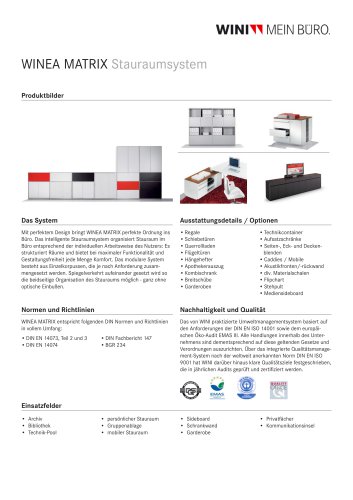 WINEA MATRIX Stauraumsystem