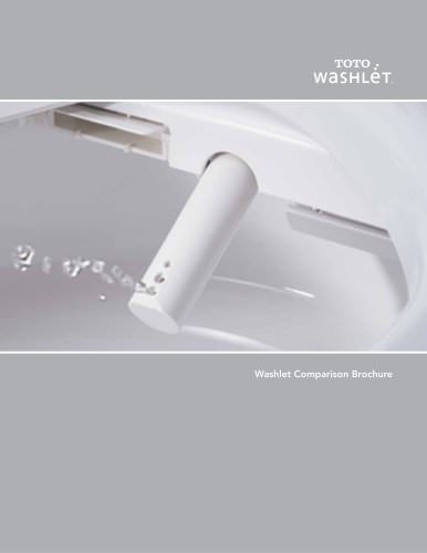 WASHLET COMPARISON BROCHURE