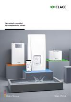 Electronically controlled instantaneous water heaters