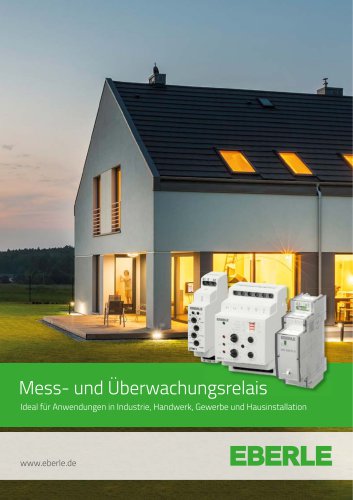 Katalog Mess- und Überwachungsrelais