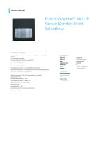 Busch-Wächter® 180 UP Sensor Komfort II mit Selectlinse ANTHRAZIT - 1