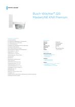 Busch-Wächter® 220 MasterLINE KNX Premium ALPINWEISS - 1