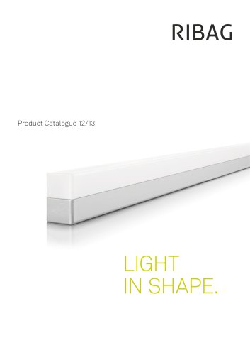 Product Catalogue 12/13 - LIGHT IN SHAPE.