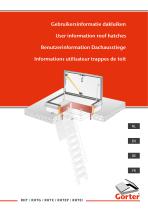 Benutzerinformation Dachausstiege - 1