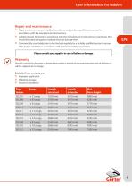 Benutzerinformation Leitern - 9