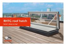 RHTG roof hatch with glass