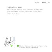 Schüco EasyCare – Pflegeanleitung für Kunststoff-Fenster und -Türen - 13