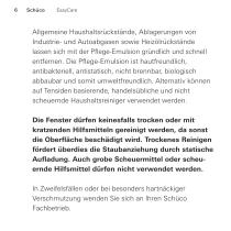 Schüco EasyCare – Pflegeanleitung für Kunststoff-Fenster und -Türen - 6