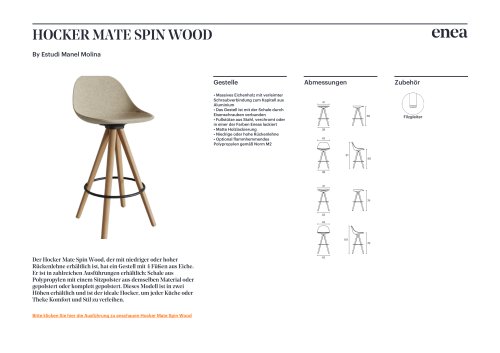 HOCKER MATE SPIN WOOD