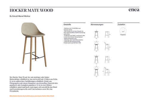 HOCKER MATE WOOD