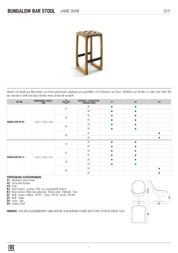 BUNGALOW BAR STOOL