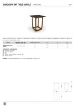 scheda tecnica bungalow bar table marble - 1