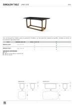 scheda tecnica bungalow table - 1