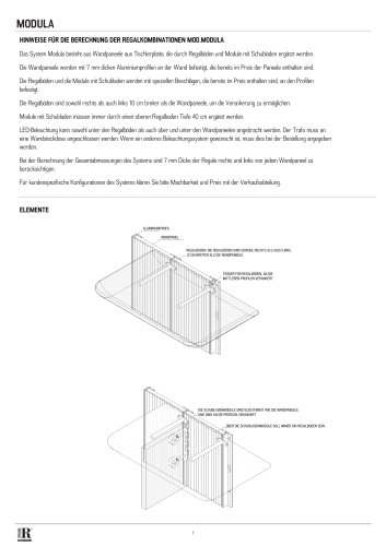 scheda tecnica modula