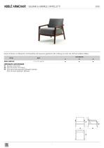 scheda tecnica noblè armchair - 1