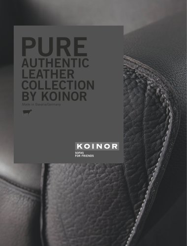 PURE Authentic leather collection by Koinor