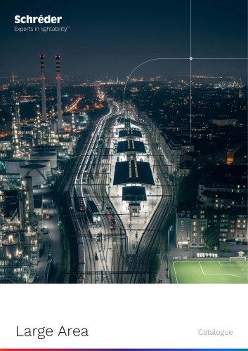 Schr&eacute;der - Large area & floodlighting catalogue