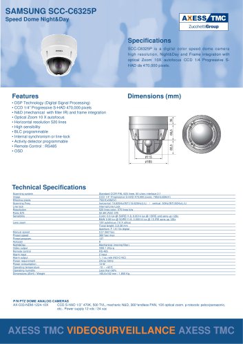 SAMSUNG SCC-C6325P