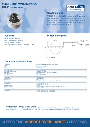 SAMSUNG VVD-920 & 18-36