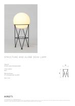 Structure and Globe Desk Lamp