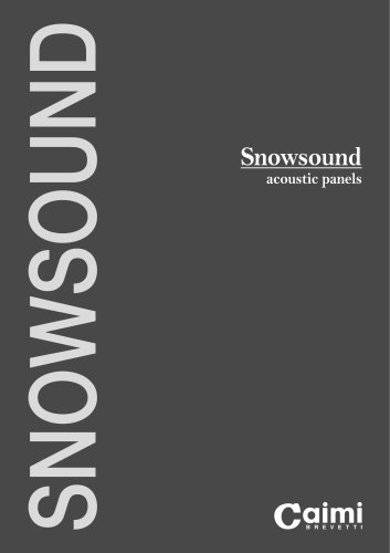 Snowsound acoustic panels