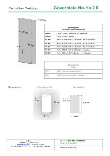 No-Ha Coverplate