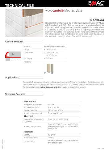 Novocanto® Methacrylate