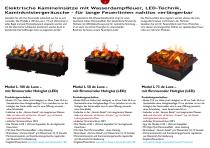 Elektrokamine und Ethanolkamine - 2