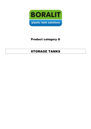 storage tanks