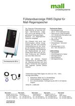 Füllstandsanzeige RWS Digital für Mall-Regenspeicher - 1